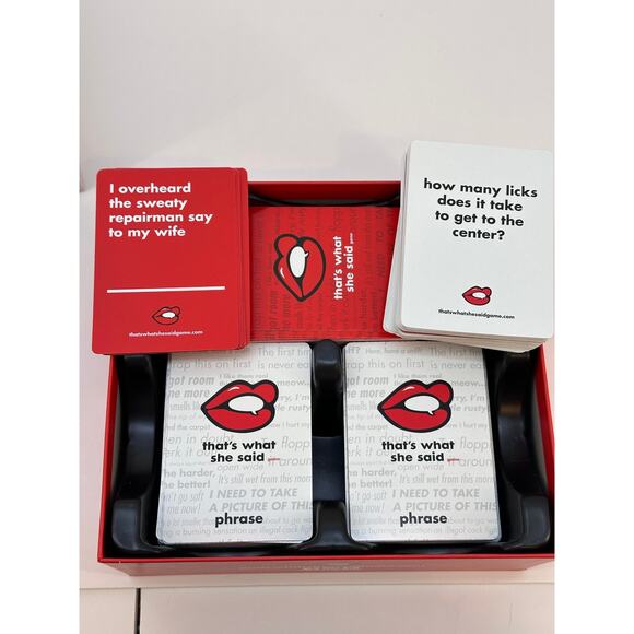 GAME: That's What She Said (Original Game & Expansion Pack) - Picture 2 of 7